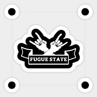 Fugue State Dark Shirt Sticker